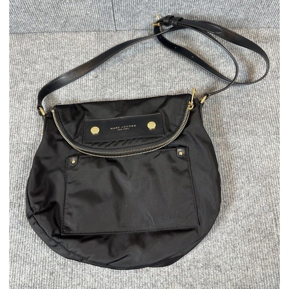 Marc Jacobs Preppy Nylon Mini Natasha Crossbody Bag Black M0012909 New NWOT